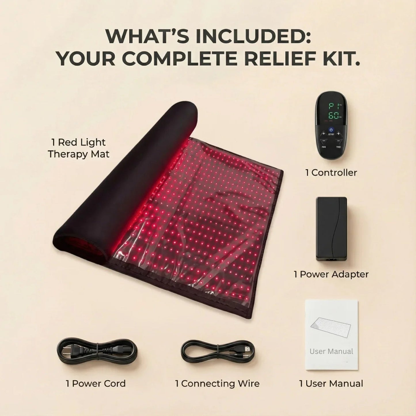 Zantarah Full Body Red Light Therapy Mat